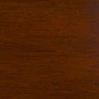 Table de chevet en hévéa (noir/naturel/blanc/noyer) avec tiroir en rotin et étagère ouverte – Unité individuelle