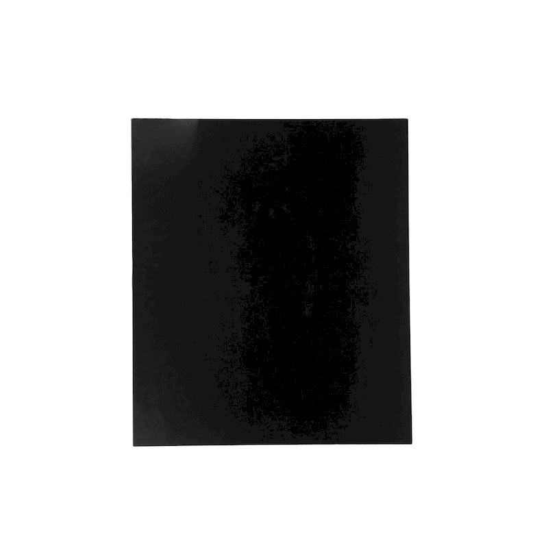 Table de chevet en similibois blanc/noir avec 1 tiroir et étagère ouverte – Simple
