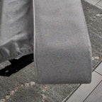 Fauteuil inclinable électrique en polyester gris clair / sarcelle foncé / anthracite foncé / café avec dossier capitonné et garniture cloutée – Simple