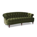 Canapé chesterfield capitonné en velours bordeaux / gris / lavande / bleu / rose / sarcelle / bleu marine / olive – 3 places