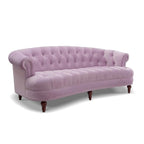 Canapé chesterfield capitonné en velours bordeaux / gris / lavande / bleu / rose / sarcelle / bleu marine / olive – 3 places