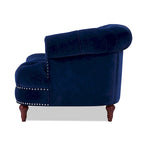 Canapé chesterfield capitonné en velours bordeaux / gris / lavande / bleu / rose / sarcelle / bleu marine / olive – 3 places