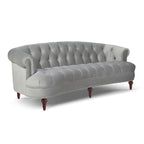 Canapé chesterfield capitonné en velours bordeaux / gris / lavande / bleu / rose / sarcelle / bleu marine / olive – 3 places