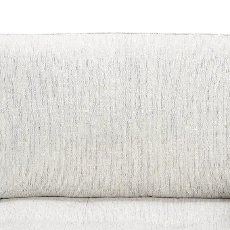 Canapé en velours vieilli vert / béton / blé / marine / cendré avec pieds en noyer et coussins en plumes et duvet – 225 cm, 3 places