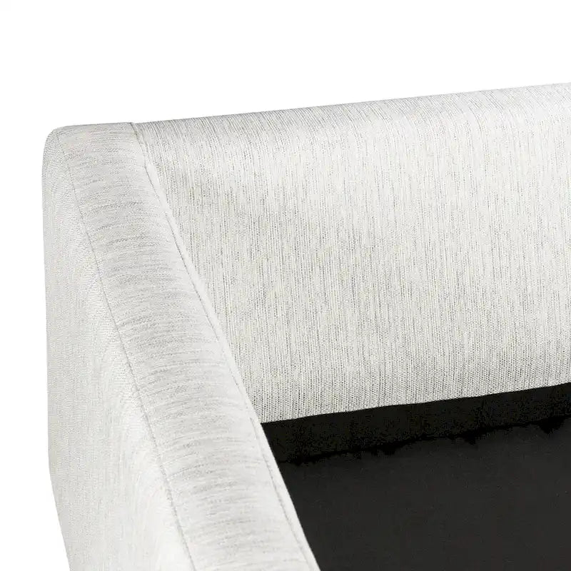 Canapé en velours vieilli vert / béton / blé / marine / cendré avec pieds en noyer et coussins en plumes et duvet – 225 cm, 3 places