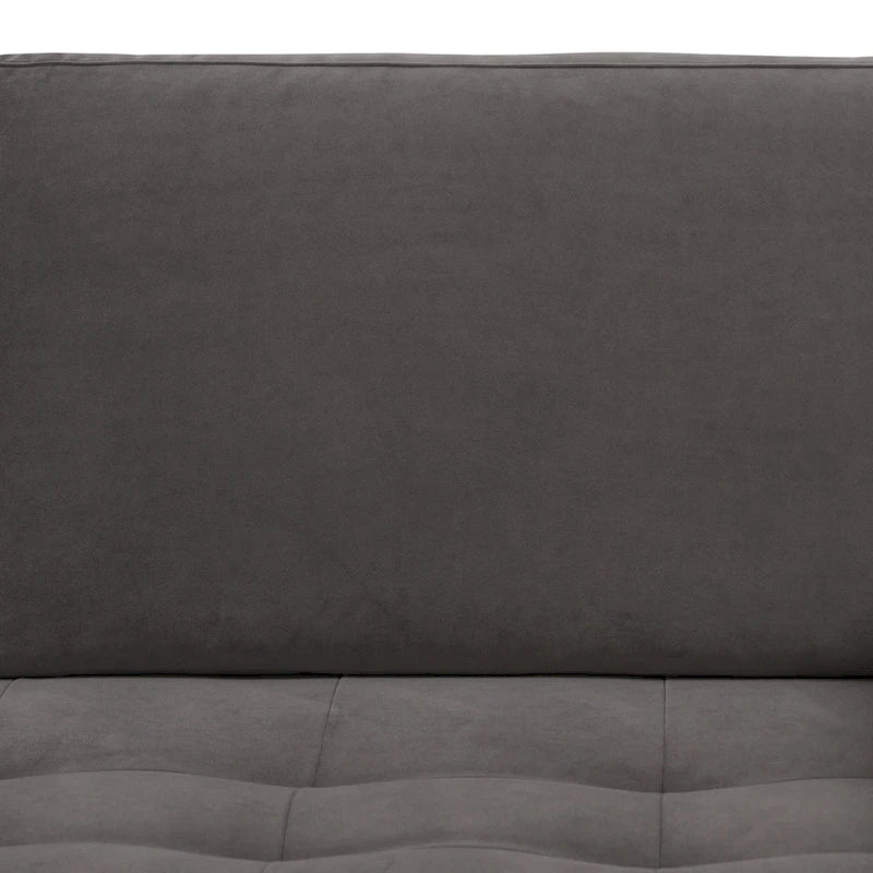 Canapé en velours vieilli vert / béton / blé / marine / cendré avec pieds en noyer et coussins en plumes et duvet – 225 cm, 3 places