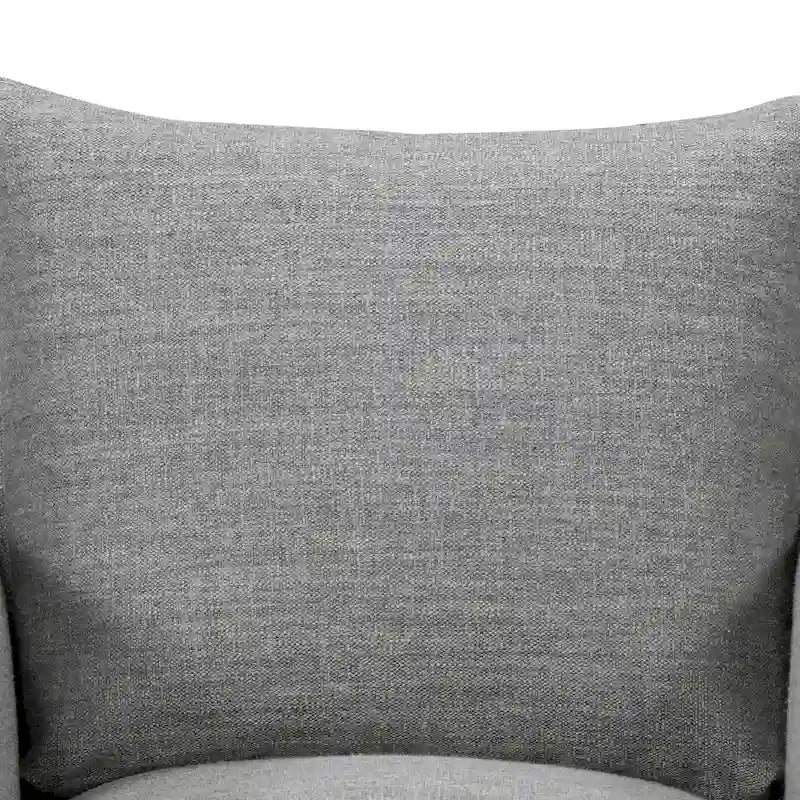 Fauteuil d'appoint pivotant à 360° en tissu performant Acier / Drift / Taupe / Noir / Ivoire – Simple