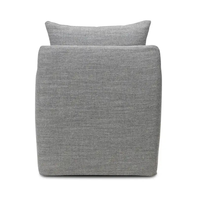 Fauteuil d'appoint pivotant à 360° en tissu performant Acier / Drift / Taupe / Noir / Ivoire – Simple