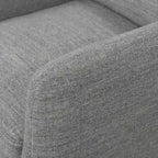 Fauteuil d'appoint pivotant à 360° en tissu performant Acier / Drift / Taupe / Noir / Ivoire – Simple