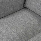 Fauteuil d'appoint pivotant à 360° en tissu performant Acier / Drift / Taupe / Noir / Ivoire – Simple