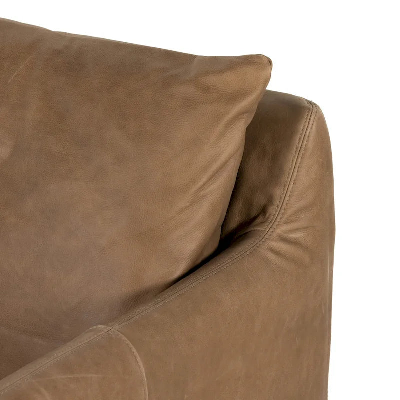 Fauteuil d'appoint pivotant à 360° en tissu performant Acier / Drift / Taupe / Noir / Ivoire – Simple