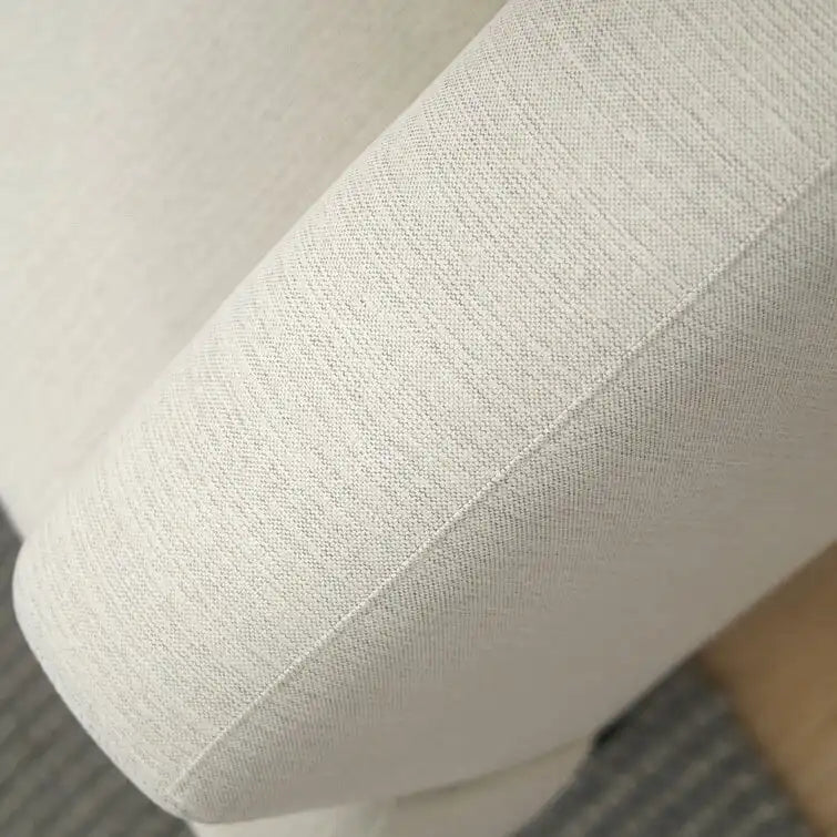 Canapé Tufté en Coton et Lin Gris avec Cadre en Bois Massif – 1 / 2 / 3 / 4 places