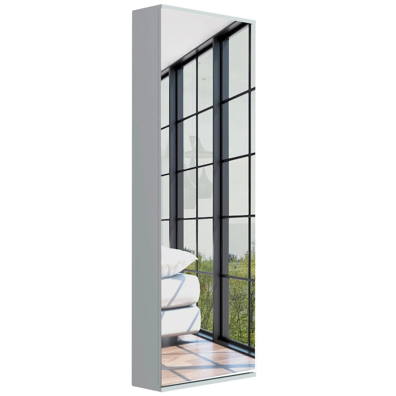 Armoire avec double portes, 2 tiroirs et tringle à vêtements – un seul article – Noir / Blanc / Gris / Chêne clair / Chêne fumé