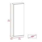 Armoire avec double portes, 2 tiroirs et tringle à vêtements – un seul article – Noir / Blanc / Gris / Chêne clair / Chêne fumé