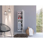Armoire avec double portes, 2 tiroirs et tringle à vêtements – un seul article – Noir / Blanc / Gris / Chêne clair / Chêne fumé