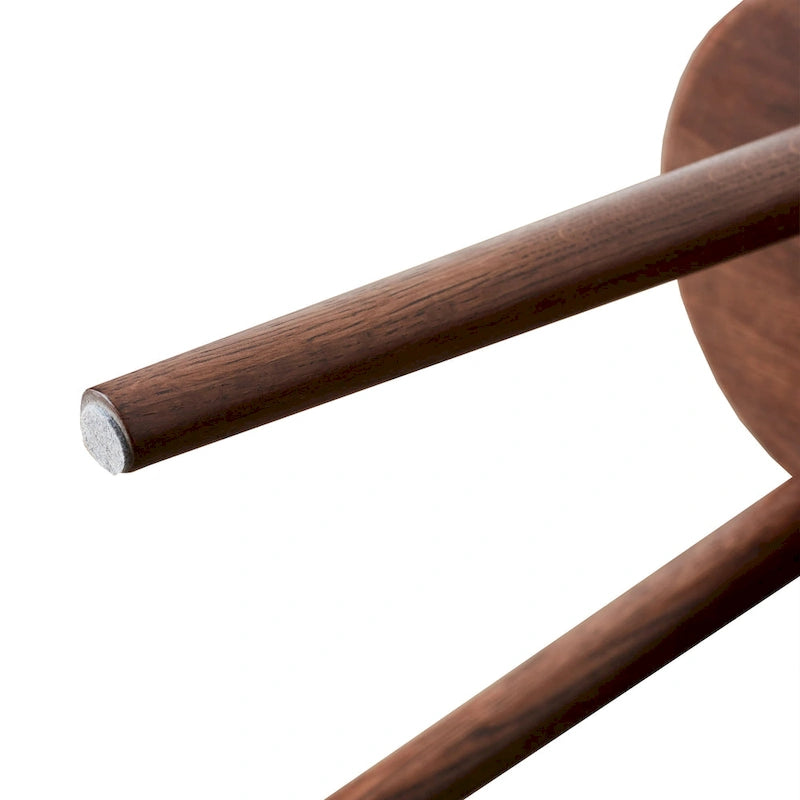 Banc en chêne naturel brun avec bords arrondis – Simple
