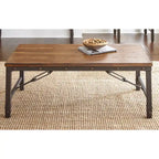 Steve Silver Gatling Natural Industrial Coffee Table