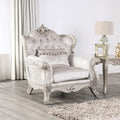 Fauteuil d'appoint traditionnel à oreilles avec dossier capitonné – Une place