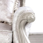 Fauteuil d'appoint traditionnel à oreilles avec dossier capitonné – Une place