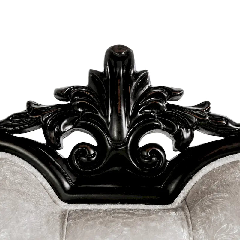 Fauteuil d'appoint traditionnel à oreilles avec dossier capitonné – Une place