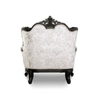 Fauteuil d'appoint traditionnel à oreilles avec dossier capitonné – Une place