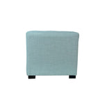 Pouf carré en coton capitonné Beige / Vert / Gris / Gris foncé – Unité