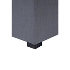 Pouf carré en coton capitonné Beige / Vert / Gris / Gris foncé – Unité