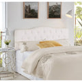 Tête de lit de taille Queen ajustable capitonnée, de couleur blanc/gris foncé/noir/espresso/crème/gris clair – 2 personnes