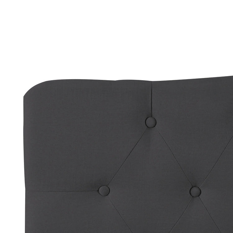 Tête de lit de taille Queen ajustable capitonnée, de couleur blanc/gris foncé/noir/espresso/crème/gris clair – 2 personnes
