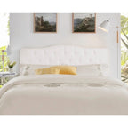 Tête de lit de taille Queen ajustable capitonnée, de couleur blanc/gris foncé/noir/espresso/crème/gris clair – 2 personnes