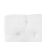 Tête de lit de taille Queen ajustable capitonnée, de couleur blanc/gris foncé/noir/espresso/crème/gris clair – 2 personnes