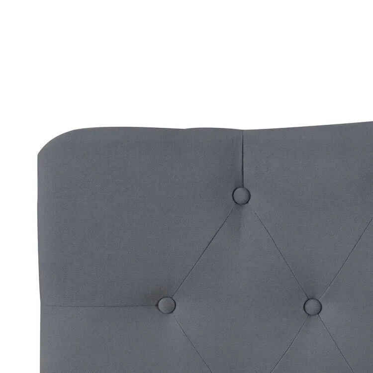 Tête de lit de taille Queen ajustable capitonnée, de couleur blanc/gris foncé/noir/espresso/crème/gris clair – 2 personnes