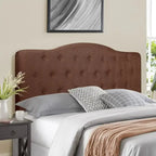 Tête de lit de taille Queen ajustable capitonnée, de couleur blanc/gris foncé/noir/espresso/crème/gris clair – 2 personnes