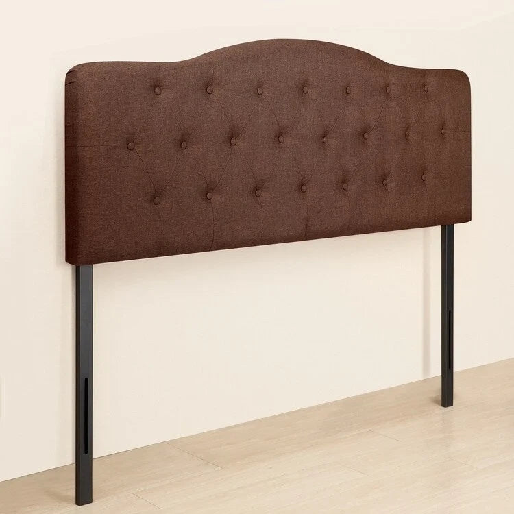 Tête de lit de taille Queen ajustable capitonnée, de couleur blanc/gris foncé/noir/espresso/crème/gris clair – 2 personnes