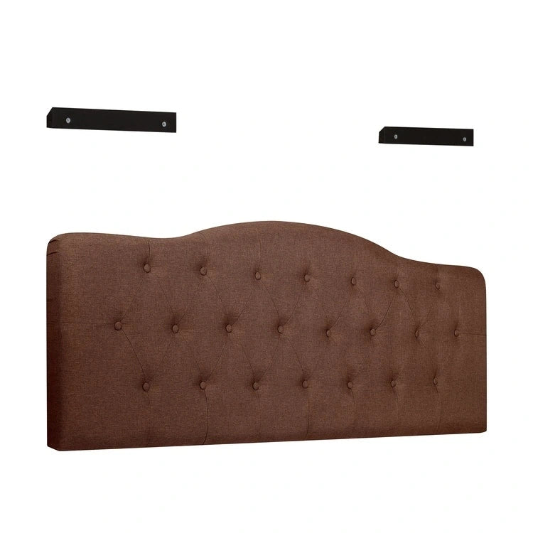 Tête de lit de taille Queen ajustable capitonnée, de couleur blanc/gris foncé/noir/espresso/crème/gris clair – 2 personnes