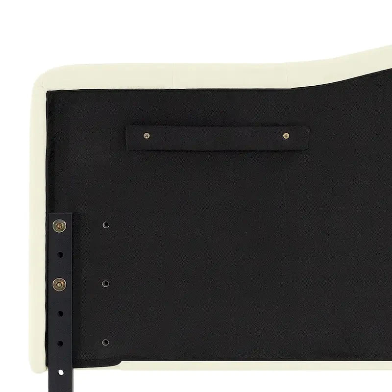 Tête de lit de taille Queen ajustable capitonnée, de couleur blanc/gris foncé/noir/espresso/crème/gris clair – 2 personnes