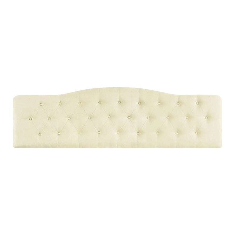 Tête de lit de taille Queen ajustable capitonnée, de couleur blanc/gris foncé/noir/espresso/crème/gris clair – 2 personnes