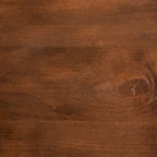 Bureau de direction en aulne noueux Whiskey de 180 cm avec tablette coulissante, tiroir supérieur, tiroir classeur, porte et gestion des câbles – Aucun assemblage requis