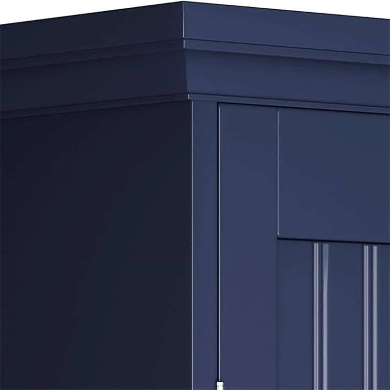 Meuble de salle de bain mural avec 2 étagères réglables, Crème / Jaune / Expresso / Rustique / Bleu / Blanc / Gris / Noir