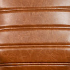 Fauteuil de bureau de direction pivotant à dossier haut en similicuir noir / blanc / gris / marron, avec dossier capitonné, accoudoirs rembourrés et hauteur réglable – Simple
