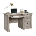 Bureau d'ordinateur en chêne vintage / chêne fendu / cerisier sélectionné / chêne éolien avec tiroir pour clavier, 2 tiroirs et tiroir classeur – Simple