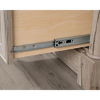 Bureau d'ordinateur en chêne vintage / chêne fendu / cerisier sélectionné / chêne éolien avec tiroir pour clavier, 2 tiroirs et tiroir classeur – Simple