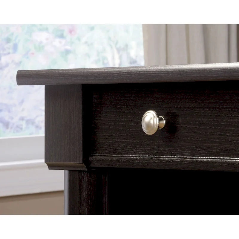 Bureau d'ordinateur en chêne vintage / chêne fendu / cerisier sélectionné / chêne éolien avec tiroir pour clavier, 2 tiroirs et tiroir classeur – Simple