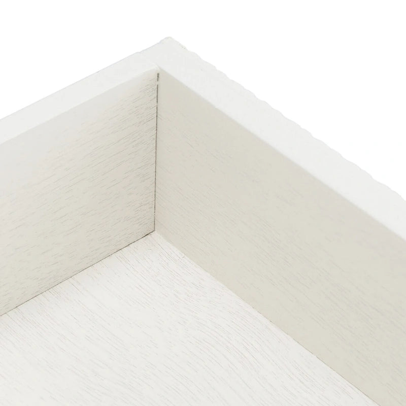 Console 4 tiroirs à détails sculptés – Blanc / Gris mastic / Noir / Gris vieilli – 42 po