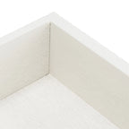 Console 4 tiroirs à détails sculptés – Blanc / Gris mastic / Noir / Gris vieilli – 42 po
