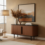 Koriana Sideboard Black & Walnut